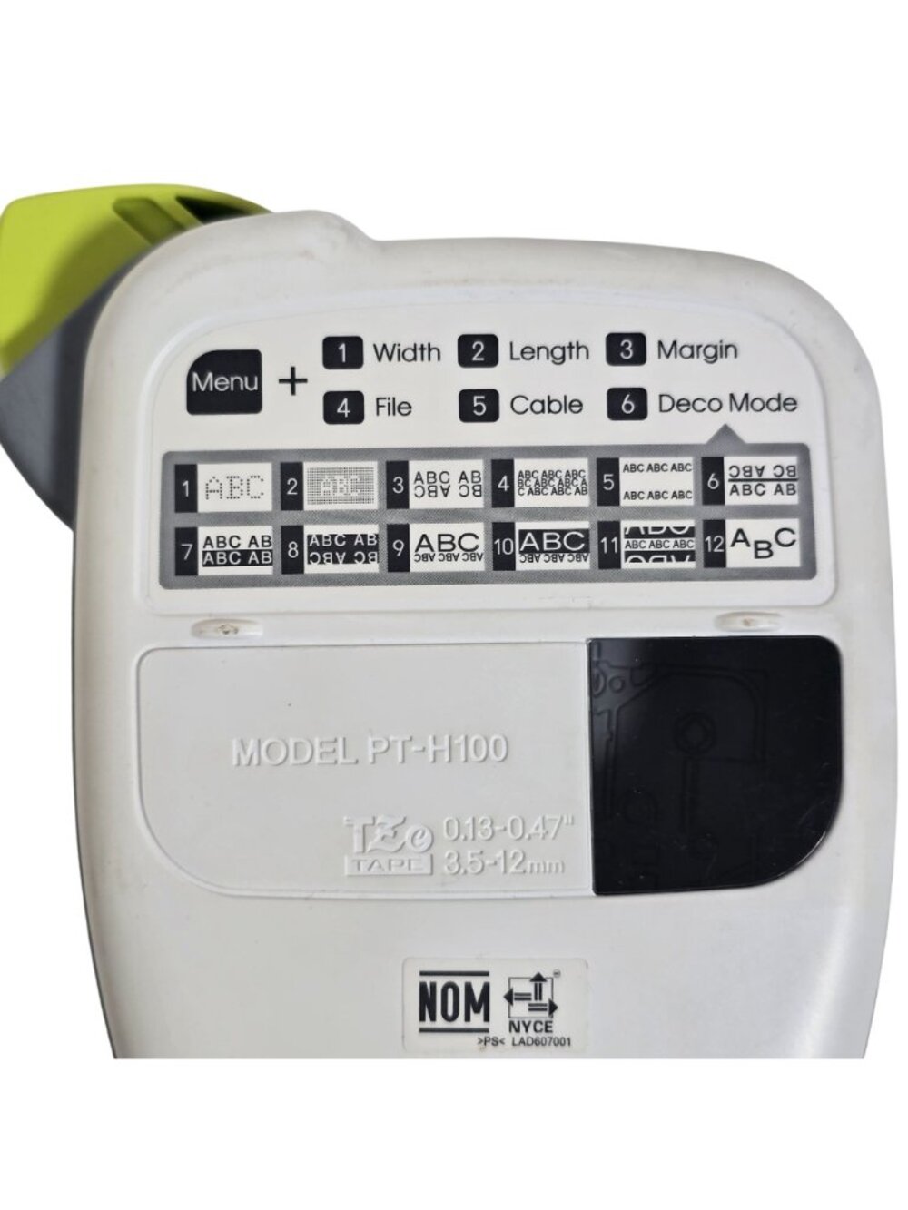 Brother PT-H100 P-touch Portable Label Maker Tested Powers On - Picture 4 of 12